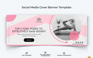 Yoga and Meditation Facebook Cover Banner Design-027