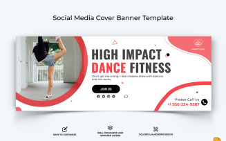 Zumba Dance Facebook Cover Banner Design-004