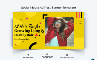 Beauty Tips Facebook Ad Banner Design Template-13