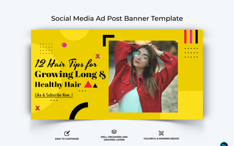 Beauty Tips Facebook Ad Banner Design Template-13 Social Media