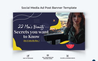 Beauty Tips Facebook Ad Banner Design Template-15