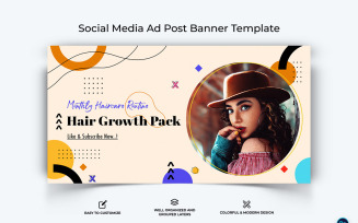 Beauty Tips Facebook Ad Banner Design Template-16