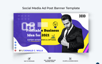Business Service Facebook Ad Banner Design Template-15