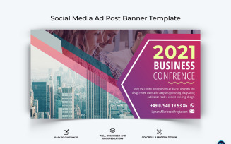 Business Service Facebook Ad Banner Design Template-41