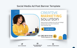 Business Service Facebook Ad Banner Design Template-44