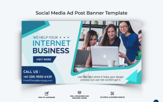 Business Service Facebook Ad Banner Design Template-46