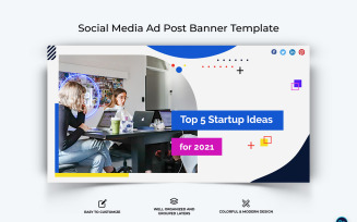 Business Service Facebook Ad Banner Design Template-47