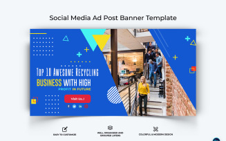 Business Service Facebook Ad Banner Design Template-50