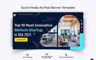 Business Service Facebook Ad Banner Design Template-59