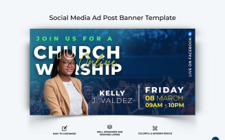 Church Facebook Ad Banner Design Template-01