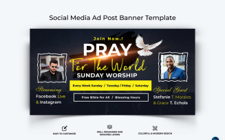 Church Facebook Ad Banner Design Template-07