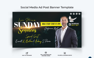 Church Facebook Ad Banner Design Template-08