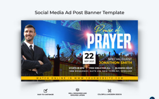 Church Facebook Ad Banner Design Template-29