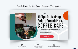 Coffee Making Facebook Ad Banner Design Template-01