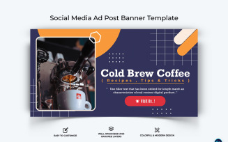 Coffee Making Facebook Ad Banner Design Template-03