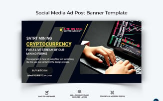 Crypto Currency Facebook Ad Banner Template-04