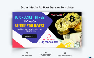 Crypto Currency Facebook Ad Banner Template-07