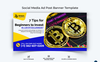 Crypto Currency Facebook Ad Banner Template-11