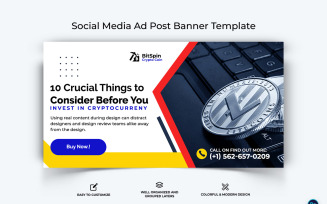 Crypto Currency Facebook Ad Banner Template-12