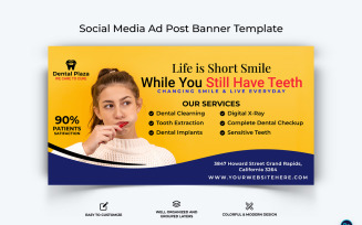 Dental Care Facebook Ad Banner Design Template-09