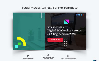 Digital Marketing Facebook Ad Banner Design Template-09