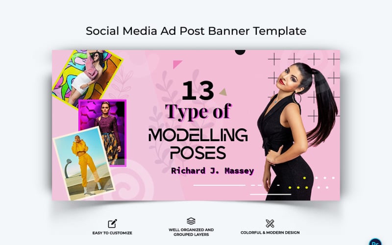 Fashion Facebook Ad Banner Design Template-13 Social Media