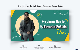 Fashion Facebook Ad Banner Design Template-23