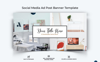 Interior Minimal Facebook Ad Banner Design Template-08