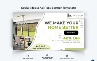 Interior Minimal Facebook Ad Banner Design Template-15