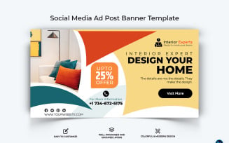 Interior Minimal Facebook Ad Banner Design Template-20