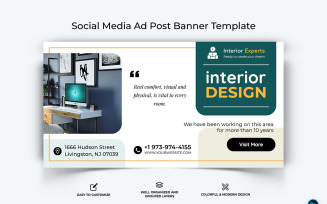 Interior Minimal Facebook Ad Banner Design Template-25