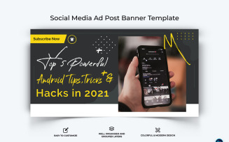 Mobile Tips Facebook Ad Banner Design Template-15