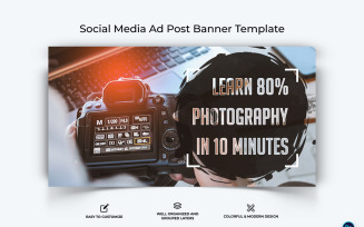 Photography Facebook Ad Banner Design Template-12