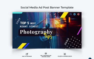 Photography Facebook Ad Banner Design Template-14