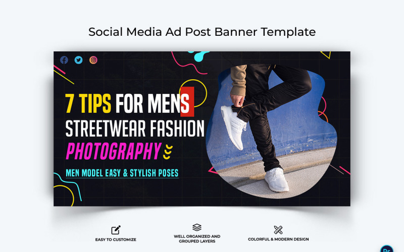 Photography Facebook Ad Banner Design Template-16 Social Media