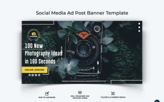 Photography Facebook Ad Banner Design Template-18