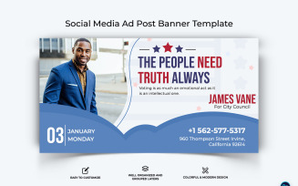 Political Campaign Facebook Ad Banner Design Template-07