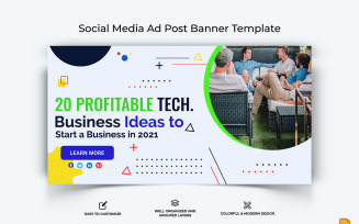 Business Service Facebook Ad Banner Design-064