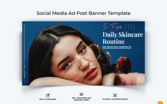 Beauty Tips Facebook Ad Banner Design-003