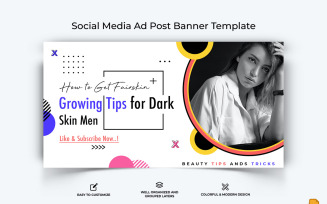Beauty Tips Facebook Ad Banner Design-014