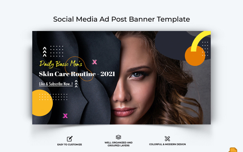 Beauty Tips Facebook Ad Banner Design-019 Social Media