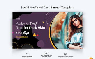 Beauty Tips Facebook Ad Banner Design-020