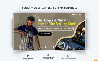 Chef Cooking Facebook Ad Banner Design-010