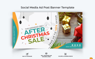 Christmas Sale Facebook Ad Banner Design-004