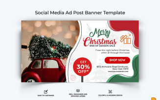 Christmas Sale Facebook Ad Banner Design-011