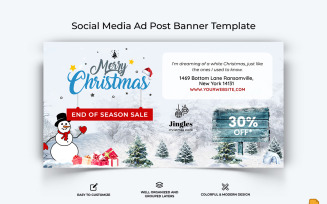 Christmas Sale Facebook Ad Banner Design-016