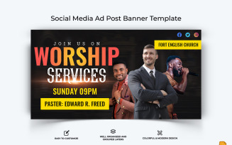 Church Speech Facebook Ad Banner Design-004