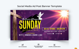 Church Speech Facebook Ad Banner Design-019