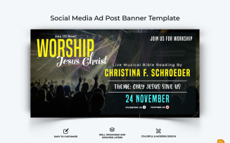 Church Speech Facebook Ad Banner Design-022