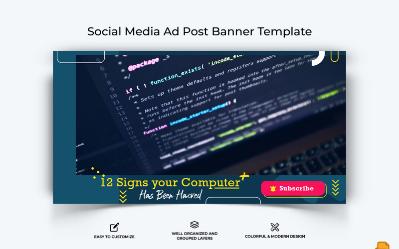 Computer Tricks and Hacking Facebook Ad Banner Design-010 Social Media
